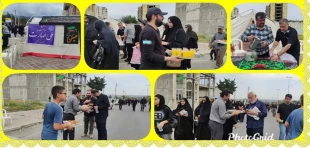 برگزارموکب جاماندگان اربعین دانشکده ملی مهارت پسران کردکوی - امام علی(ع) 2