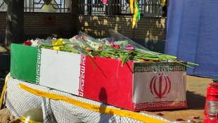 وداع با شهید خوشنام در دانشگاه آزاد کردکوی 3