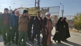 وداع با شهید خوشنام در دانشگاه آزاد کردکوی 7