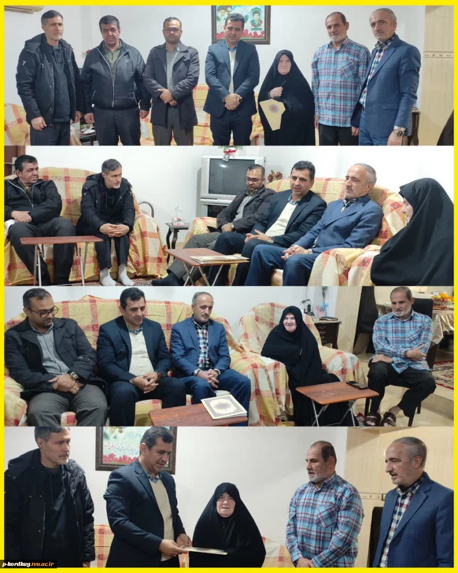 دیدار با مادر شهید قنبر علی فراتی 3