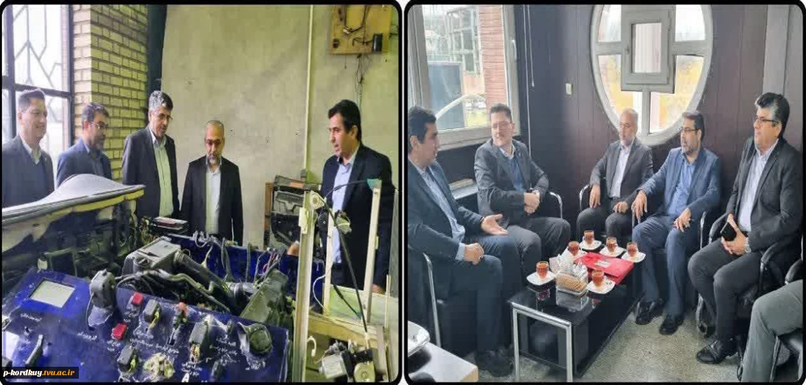 دیدار دکتر اخوندی معاون مدیر کل و به همراه رئیس اعتبارات بانک سپه استان گلستان و هیات همراه با موسی نوری ریاست دانشکده ملی مهارت پسران کردکوی