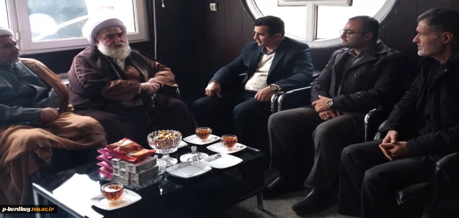 ورود سرزده حاج آقا حسام امام جمعه محترم شهرستان کردکوی به دانشکده   2