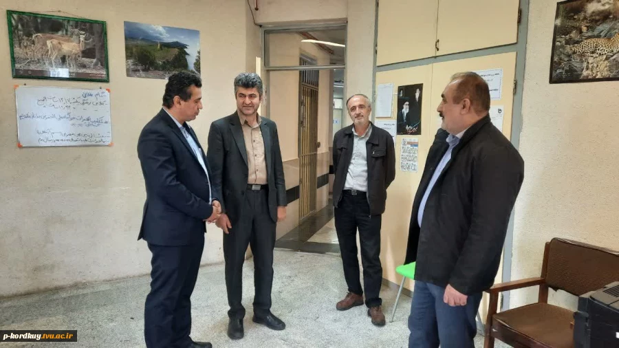 دیدار نوروزی رئیس دانشگاه ملی مهارت واحد استان گلستان با کارکنان دانشکده پسران کردکوی 3