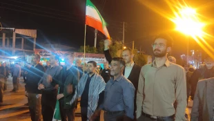 حضور کارکنان ، اساتید و کارکنان بازنشسته دانشکده ملی مهارت پسران کردکوی در مراسم مردمی  شبانه کف خیابان 4